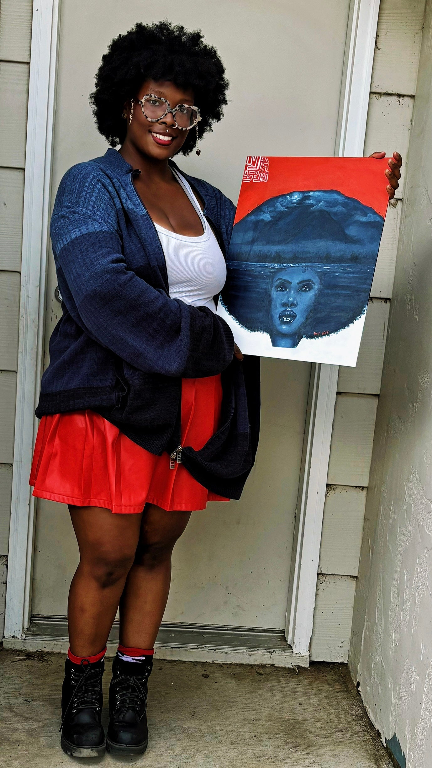 “Talking To the Moon” Original Portrait