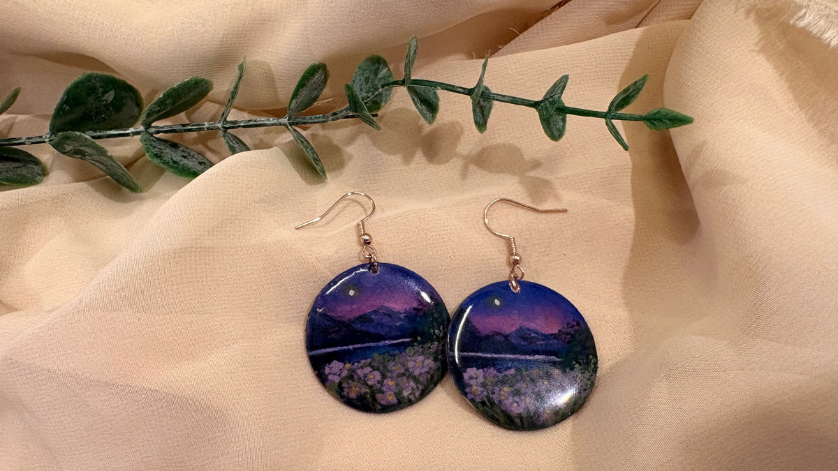 “Good Morning” Hand Painted Jewelry