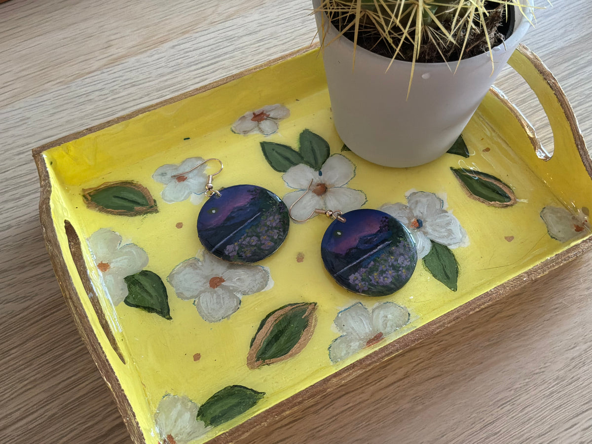 “Good Morning” Hand Painted Jewelry